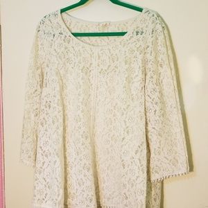 Lace top from Macy's